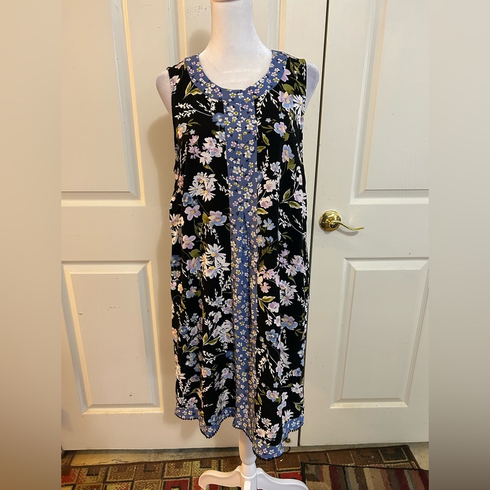 J. Jill floral swing dress, Large Petite